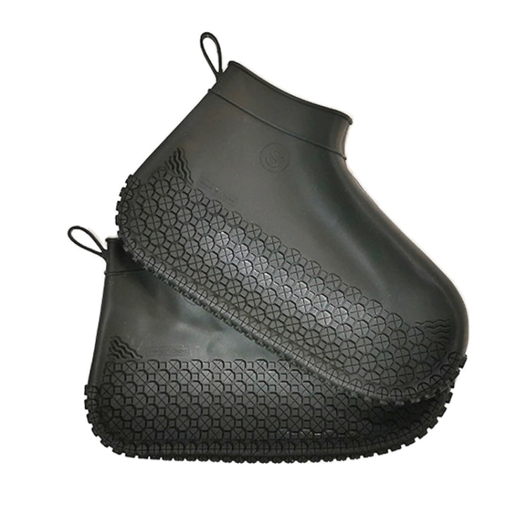Silicone Non-slip Thickened Wear-resistant Waterproof Shoe Boots Cover, Size:S