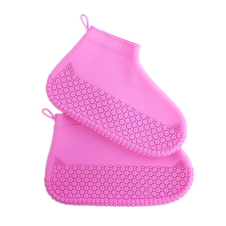 Silicone Non-slip Thickened Wear-resistant Waterproof Shoe Boots Cover, Size:S