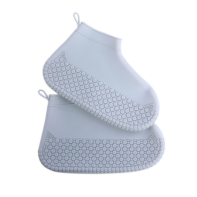 Silicone Non-slip Thickened Wear-resistant Waterproof Shoe Boots Cover, Size:S