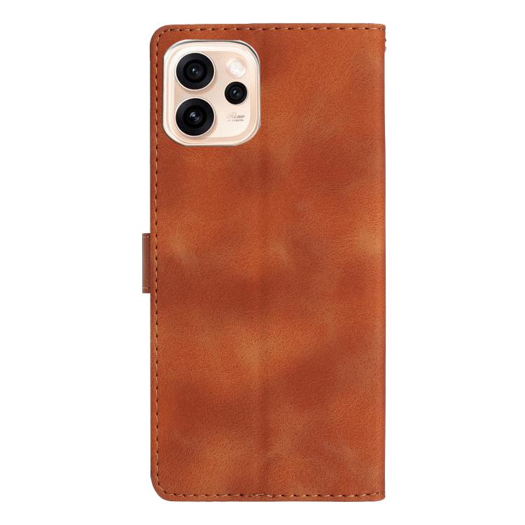 For OPPO Reno15 5G Global Flower Butterfly Embossing Pattern Leather Phone Case