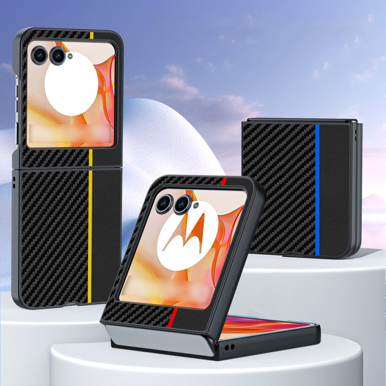 For Motorola Razr 50 / 60 / 70 5G Ultra-thin Carbon Fiber Texture Printing Phone Case