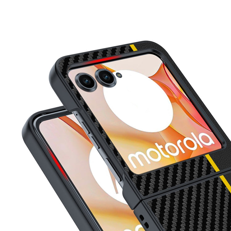 For Motorola Razr 50 / 60 / 70 5G Ultra-thin Carbon Fiber Texture Printing Phone Case