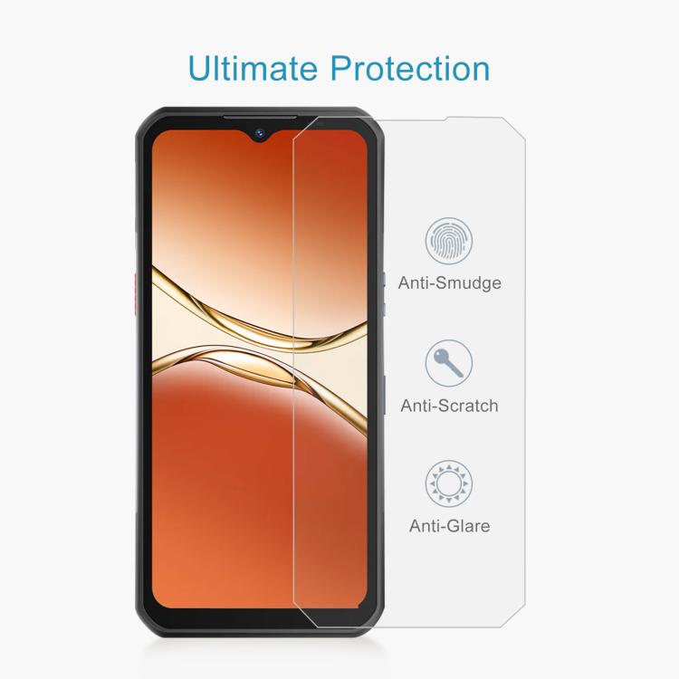 For Oukitel WP55 Pro 10pcs 0.26mm 9H 2.5D Tempered Glass Film