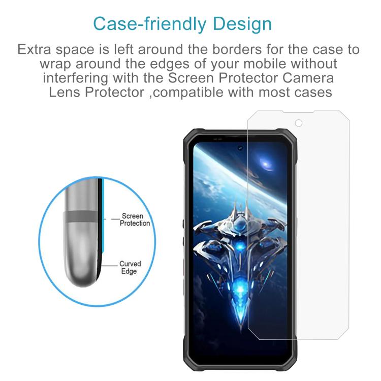 For Oukitel WP100 Titan 10pcs 0.26mm 9H 2.5D Tempered Glass Film