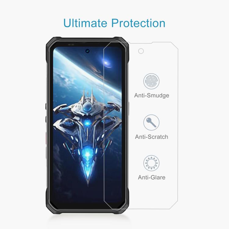 For Oukitel WP100 Titan 50pcs 0.26mm 9H 2.5D Tempered Glass Film
