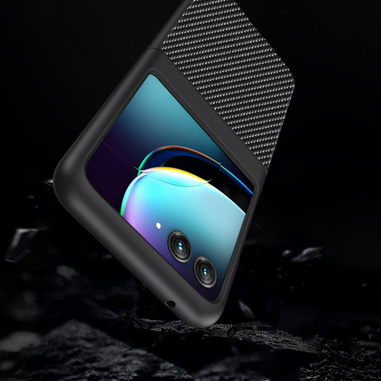 For Motorola Razr 40 Ultra Ultra-thin Plain Skin Leather Phone Case