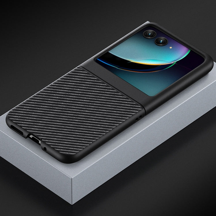 For Motorola Razr 40 Ultra Ultra-thin Plain Skin Leather Phone Case