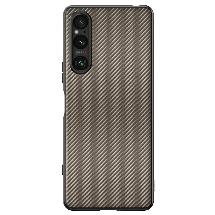 For Sony Xperia 1 V Ultra-thin Carbon Fiber Texture Printing Phone Case