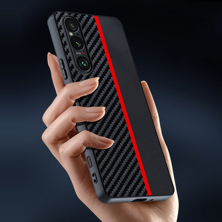 For Sony Xperia 1 VI Ultra-thin Carbon Fiber Texture Printing Phone Case