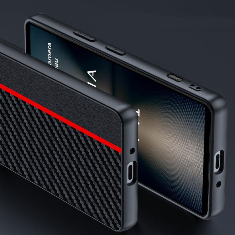 For Sony Xperia 1 VI Ultra-thin Carbon Fiber Texture Printing Phone Case