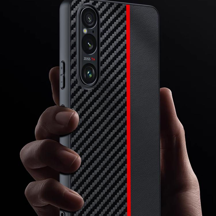 For Sony Xperia 1 VII Ultra-thin Carbon Fiber Texture Printing Phone Case