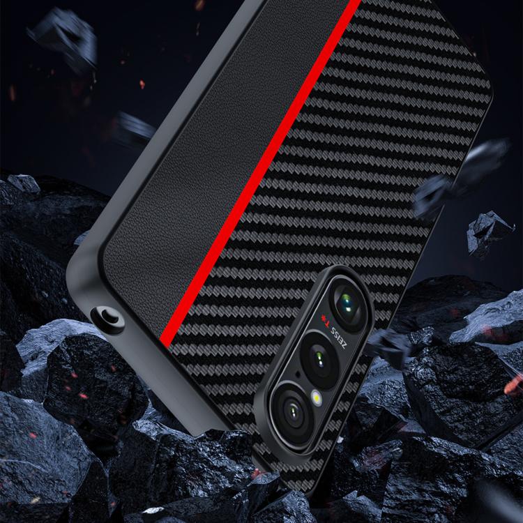 For Sony Xperia 1 VII Ultra-thin Carbon Fiber Texture Printing Phone Case