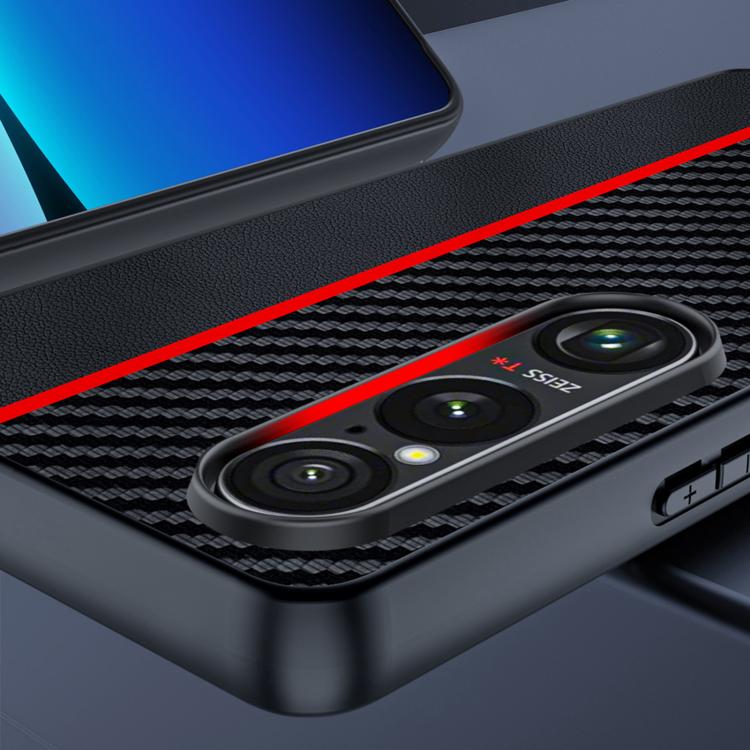 For Sony Xperia 1 VII Ultra-thin Carbon Fiber Texture Printing Phone Case