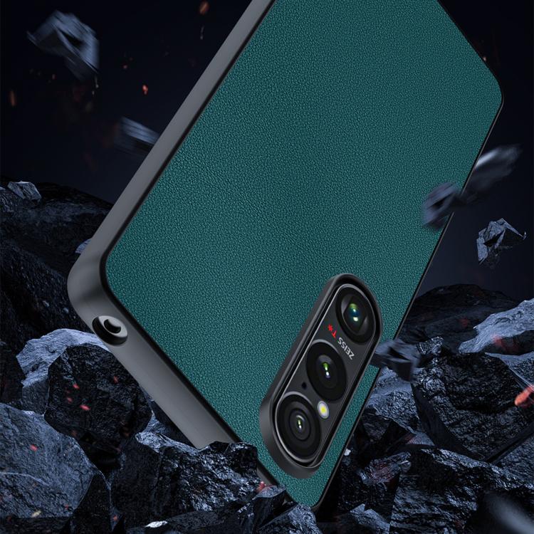 For Sony Xperia 1 VII Ultra-thin Plain Skin Leather Phone Case