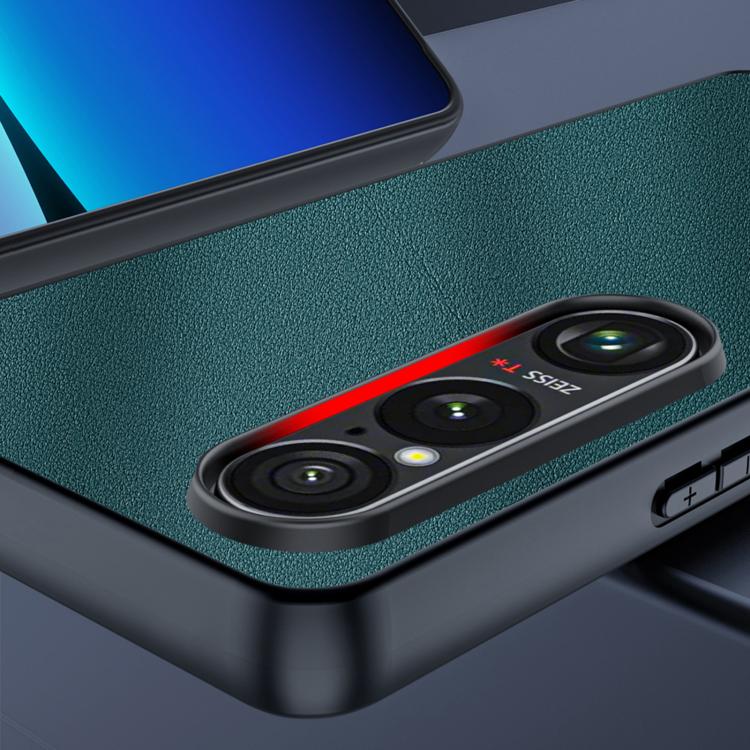 For Sony Xperia 10 VII Ultra-thin Plain Skin Leather Phone Case