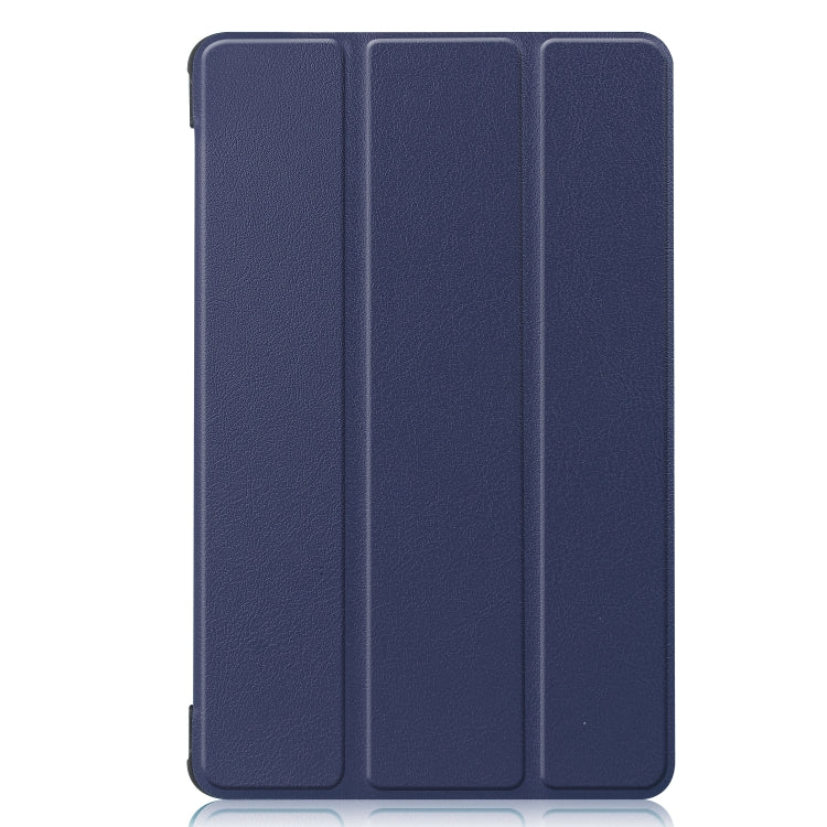 For Huawei MatePad T8 Custer Texture Horizontal Flip Leather Case with Three-folding Holder