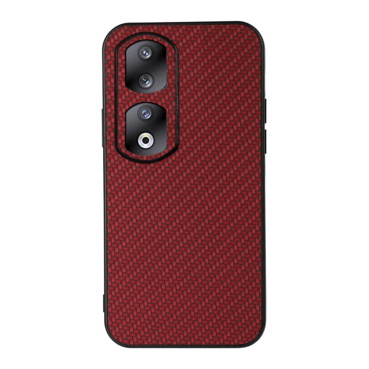 For Honor 90 Pro Carbon Fiber Texture Shockproof Phone Case