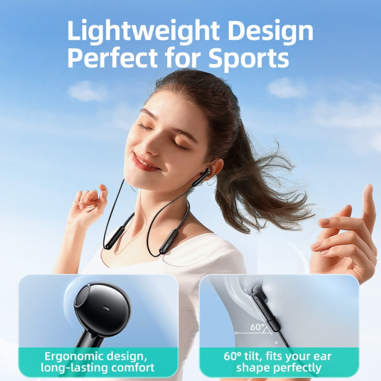 JOYROOM JR-DS1 Magnetic True Wireless Neckband Earphone(Black)