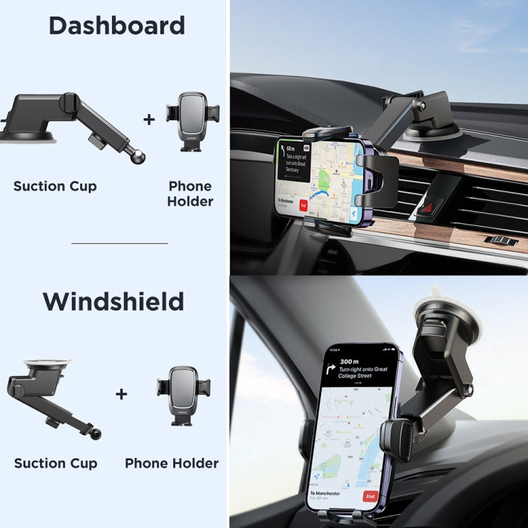 JOYROOM JR-ZS350 Car Dashboard Sucker Phone Holder(Black)