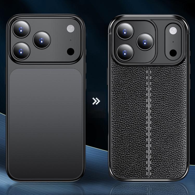 For iPhone Air Litchi Texture Shockproof TPU Phone Case