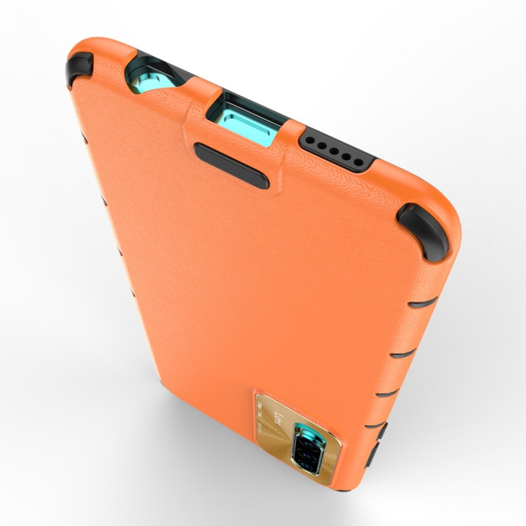 For Huawei P30 Shockproof Grain Leather PC + TPU Case