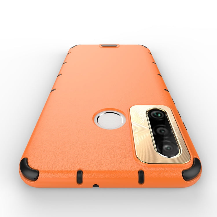 For Huawei P30 lite Shockproof Grain Leather PC + TPU Case