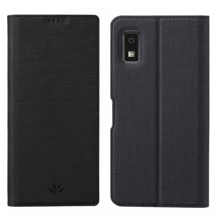 For Sharp Aquos Wish 3 ViLi DMX Series Shockproof TPU + PU Leather Magnetic Attraction Horizontal Flip Case