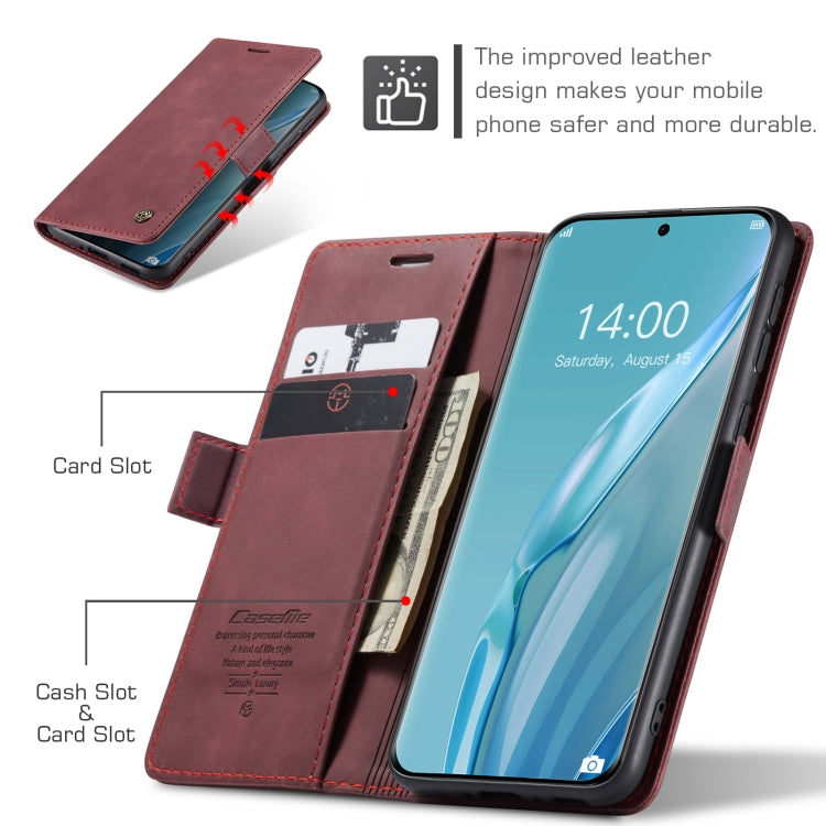 For Huawei P60 Art CaseMe 013 Multifunctional Horizontal Flip Leather Phone Case