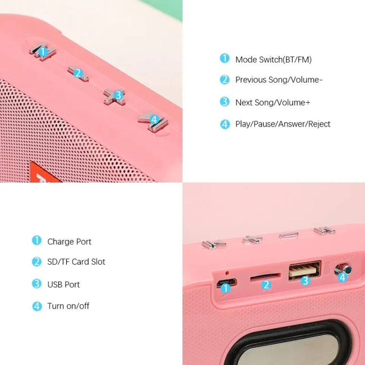 T&G TG179 Outdoor Multifunctional Wireless Bluetooth Speaker Support USB / TF / FM