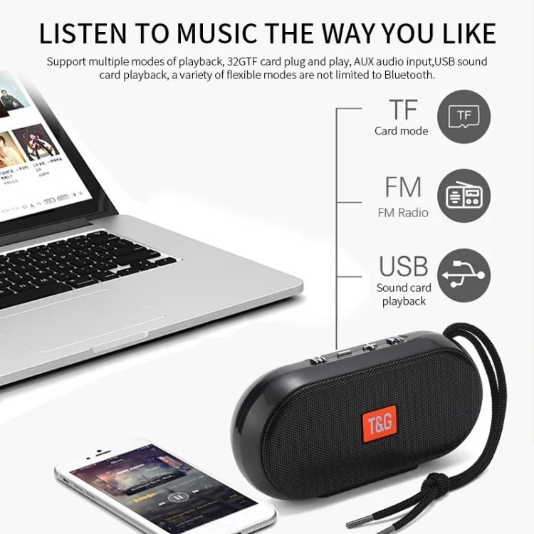 T&G TG179 Outdoor Multifunctional Wireless Bluetooth Speaker Support USB / TF / FM
