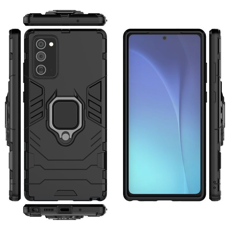 For Samsung Galaxy Note20 PC + TPU Anti-fall Protective Case with Ring Holder