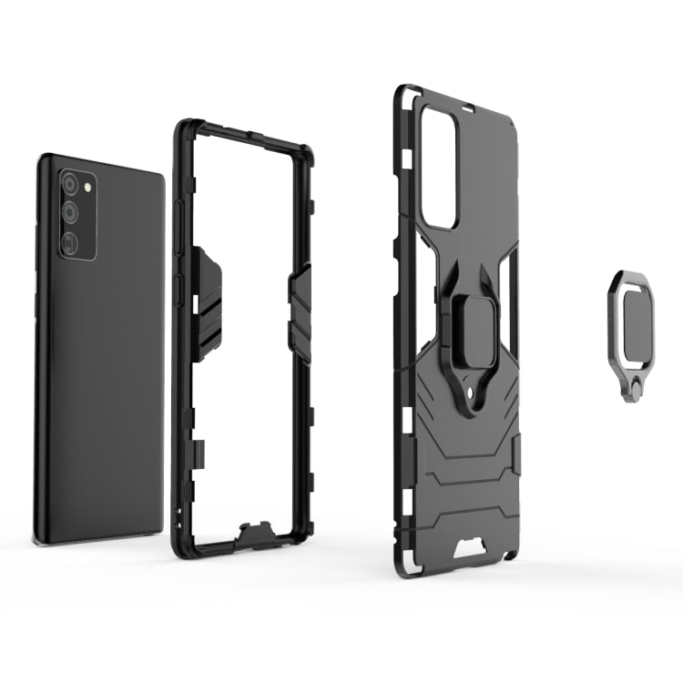 For Samsung Galaxy Note20 PC + TPU Anti-fall Protective Case with Ring Holder