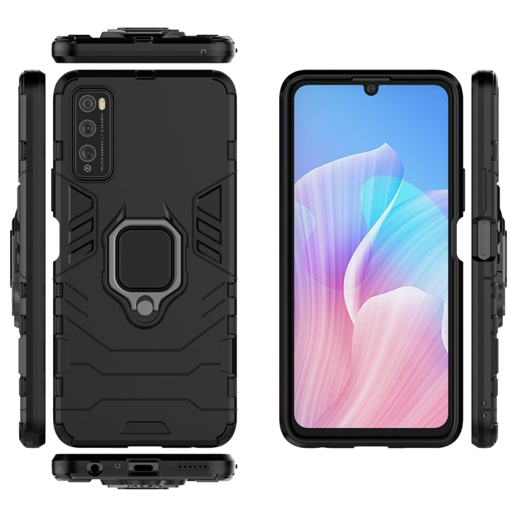 For Huawei Enjoy Z PC + TPU Anti-fall Protective Case with Ring Holder