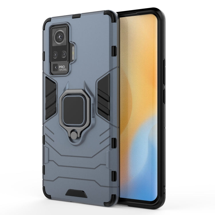 For vivo X50 Pro PC + TPU Anti-fall Protective Case with Ring Holder