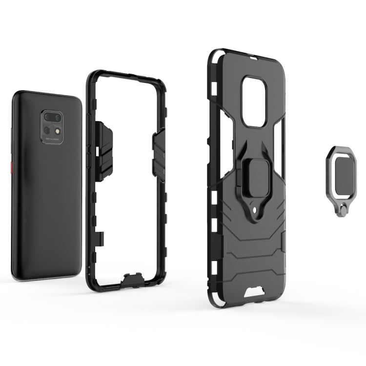 For Xiaomi Redmi 10X 5G PC + TPU Anti-fall Protective Case with Ring Holder