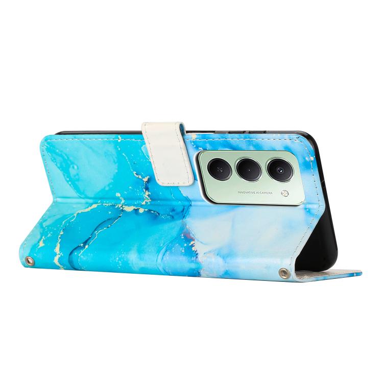 For Redmi 15 5G / 4G EU 171mm Painted Marble Pattern Leather Phone Case