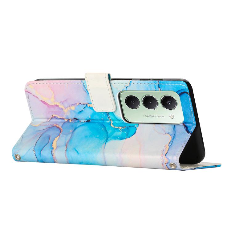 For Redmi 15 5G / 4G EU 171mm Painted Marble Pattern Leather Phone Case