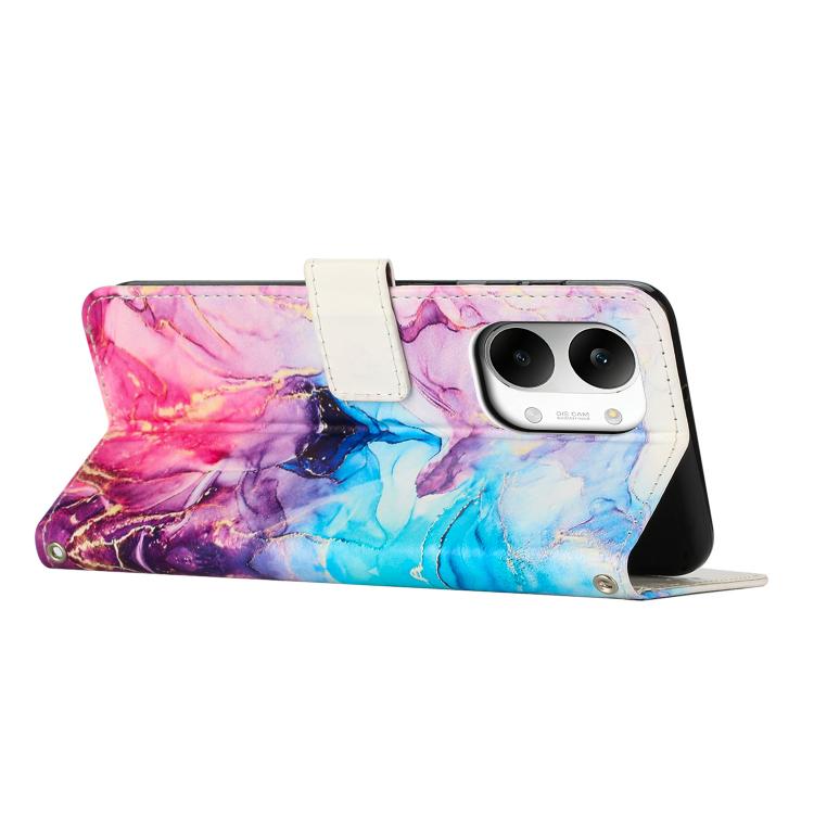 For Redmi Turbo 5 Max / Poco X8 Pro Max 5G Painted Marble Pattern Leather Phone Case
