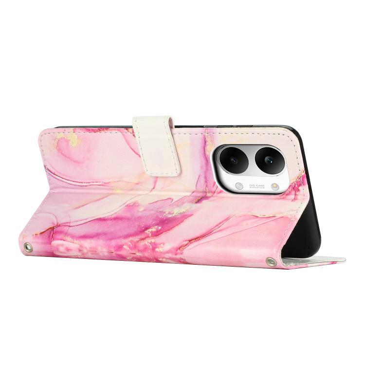 For Redmi Turbo 5 Max / Poco X8 Pro Max 5G Painted Marble Pattern Leather Phone Case