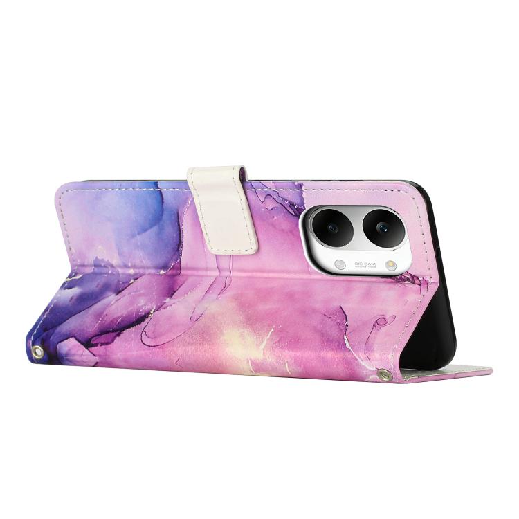 For Redmi Turbo 5 Max / Poco X8 Pro Max 5G Painted Marble Pattern Leather Phone Case