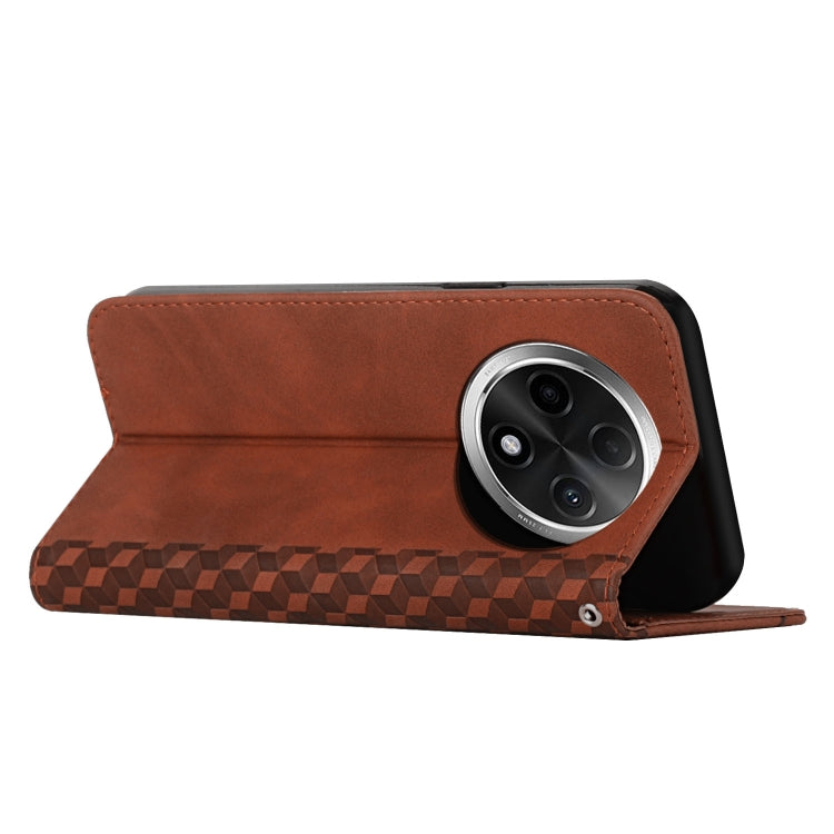 For OPPO A3 Pro China Diamond Splicing Skin Feel Magnetic Leather Phone Case