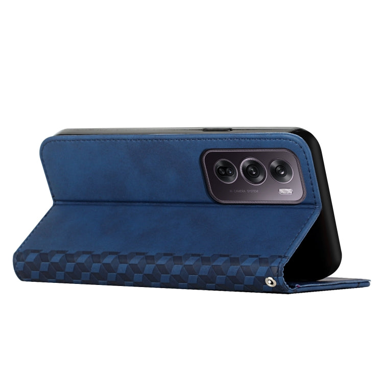 For OPPO Reno12 Pro Global Diamond Splicing Skin Feel Magnetic Leather Phone Case