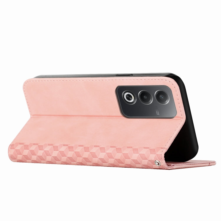 For OPPO A3 Pro Global Diamond Splicing Skin Feel Magnetic Leather Phone Case