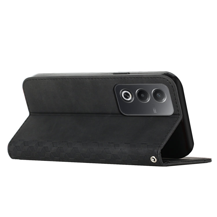 For OPPO A3 Pro Global Diamond Splicing Skin Feel Magnetic Leather Phone Case
