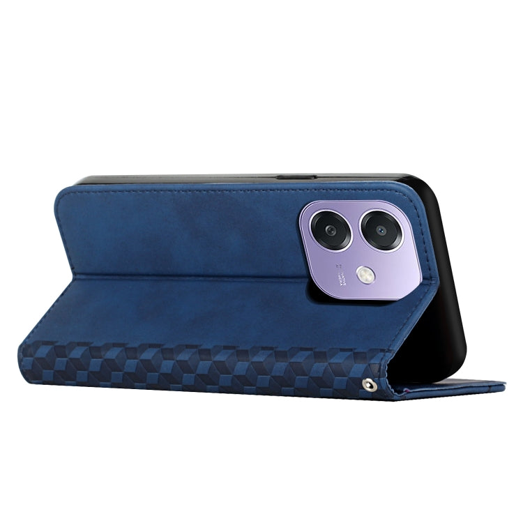 For OPPO A3x Diamond Splicing Skin Feel Magnetic Leather Phone Case