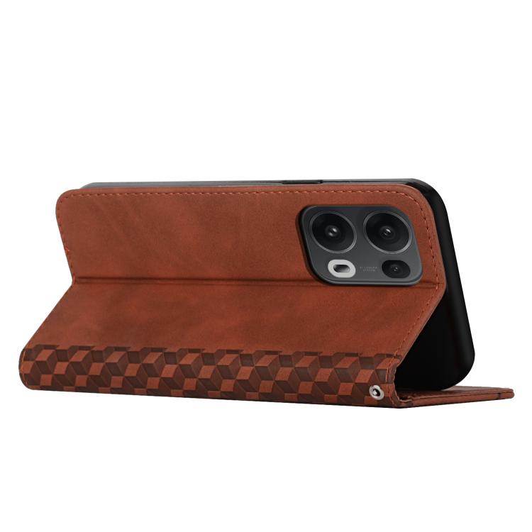 For OPPO Reno13 Pro Global Diamond Splicing Skin Feel Magnetic Leather Phone Case