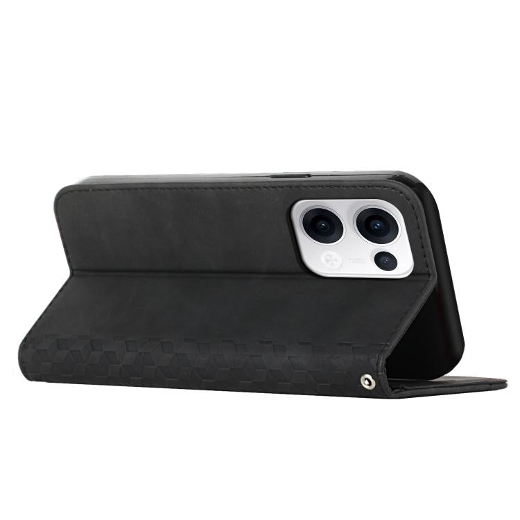 For OPPO Reno13 5G Global Diamond Splicing Skin Feel Magnetic Leather Phone Case