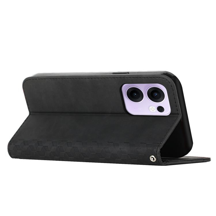 For OPPO Reno13 F 5G / 4G Diamond Splicing Skin Feel Magnetic Leather Phone Case