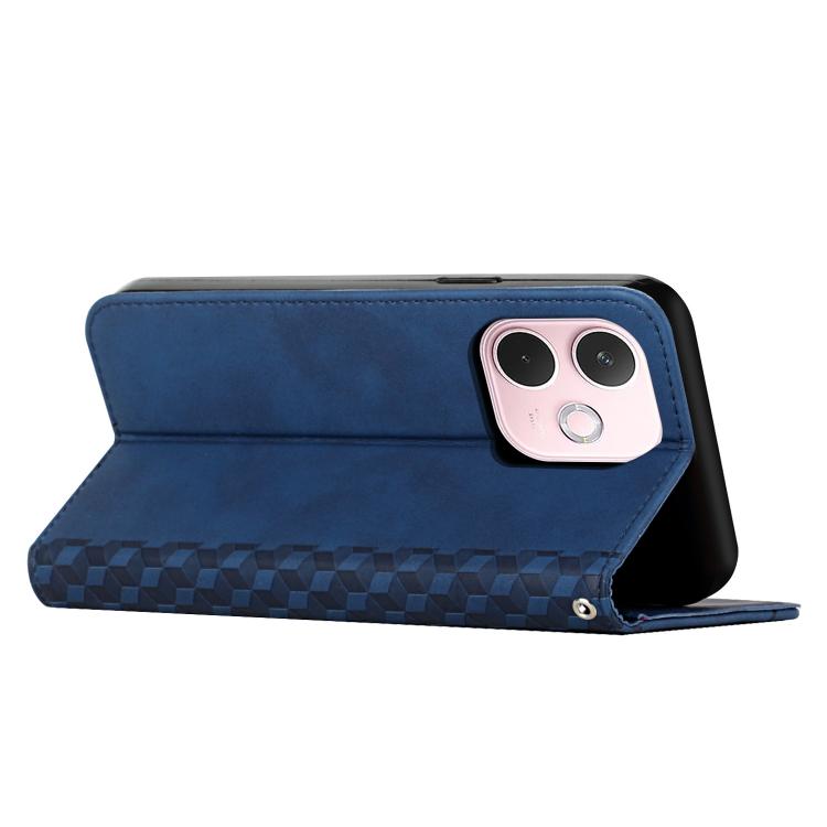 For OPPO A5 Pro 5G Global Diamond Splicing Skin Feel Magnetic Leather Phone Case