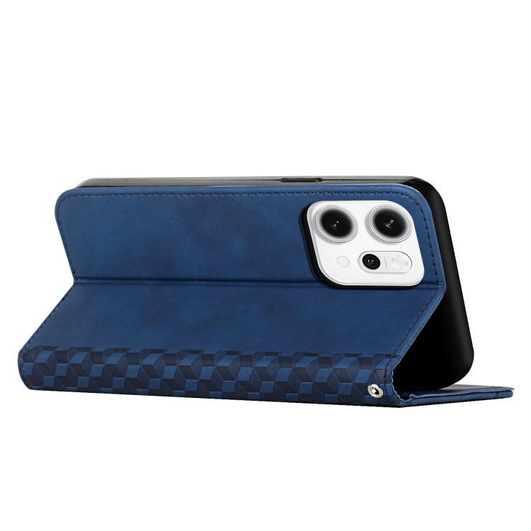 For OPPO Reno14 Pro Global Diamond Splicing Skin Feel Magnetic Leather Phone Case
